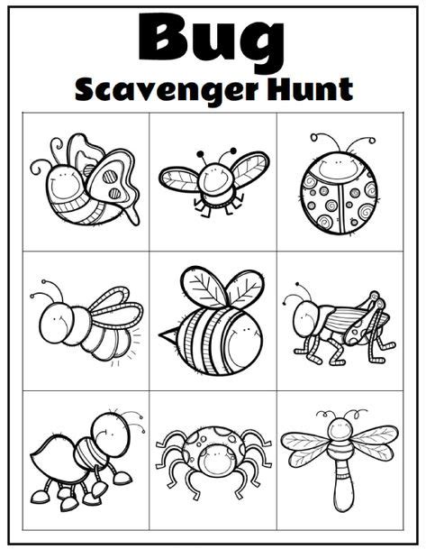 printable preschool bug activities  learning fun   bugs