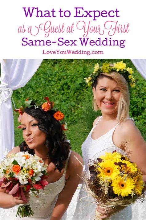 what to expect at your first same sex wedding a complete