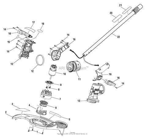 ryobi weed eater parts diagram alternator
