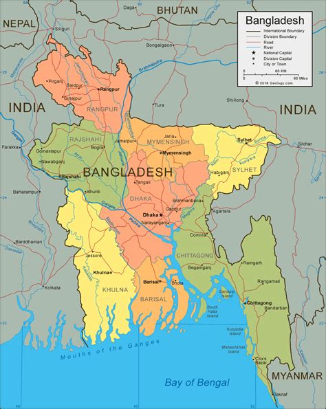bangladesh map  satellite image