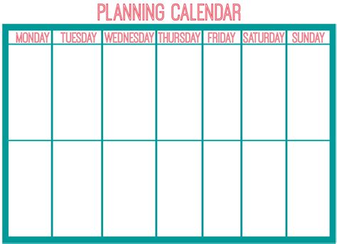 planning calendar picture  excellent