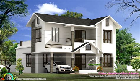 sq ft simple modern home kerala home design bloglovin