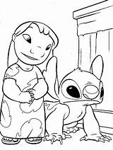 Coloring Stitch Lilo Pages Clipart Library Popular Coloringhome sketch template