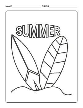 summer coloring pages  kids  toddlers   teachers paraiso
