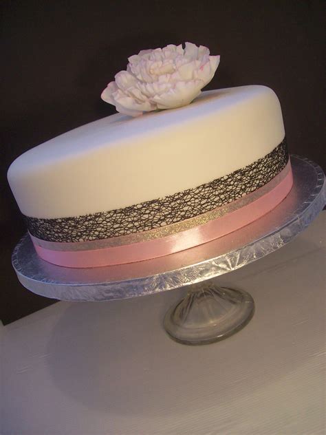 Peony Wedding Cake 350 • Temptation Cakes Temptation Cakes