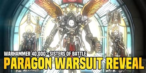 warhammer   sisters  battle paragon warsuit reveal bell