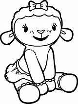 Lambie Coloring Sitdown Wecoloringpage Pages Doc sketch template