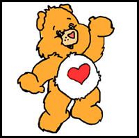 draw care bears cartoon characters drawing tutorials drawing