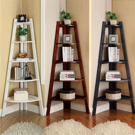 industrial corner ladder shelf fepitchon
