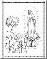 Fatima Coloring Pages Lady Virgen Para Colorear Maria Imagenes sketch template