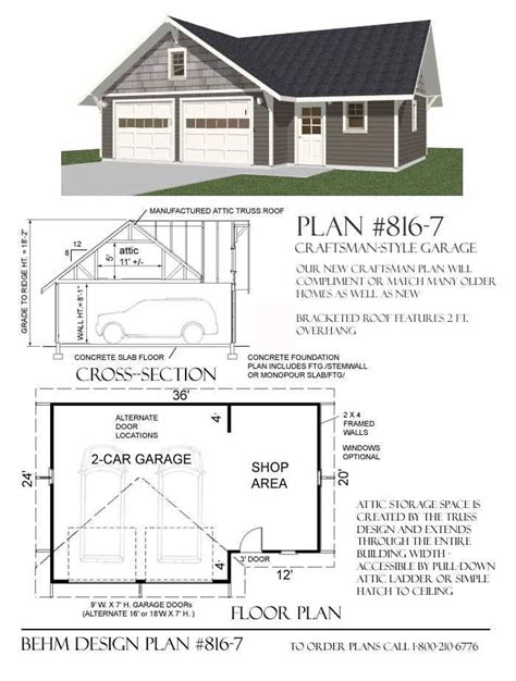car garage shop plans  plan   plan  car garage plans garage workshop plans garage