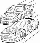 Racing Two Car Coloring sketch template