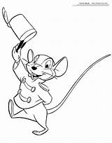 Timothy Mouse Dumbo Coloring Pages Printable Disney Drawing Colouring Book Print Cartoon Kids Supercoloring Characters Choose Board Disneyclips Funstuff Categories sketch template