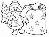 Coloring Christmas Pages Kids Print Printable Kid Para Santa Printables Disney Animals Tree sketch template