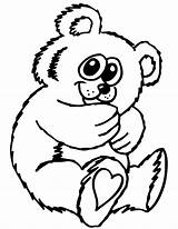 Bear Teddy Coloring Cartoon Pages Face Cute Printable Clip Clipart Colouring Drawing Cliparts Bears Print Book Kids Clipartbest Az Library sketch template