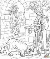 Parable Servant Debtors Unforgiving Jesus Parables Unmerciful Clipart Library Banquet Supercoloring sketch template