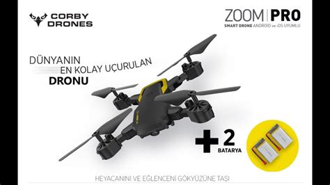 corby zoom pro kamerali drone kutu acilimi ve inceleme youtube