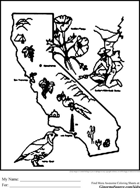 california coloring pages johnannfinbar