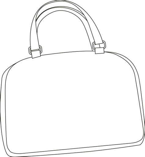 purse outline clipart