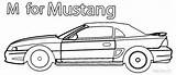 Mustang Coloring Pages Ford Printable Logo Cool2bkids Kids Car Mustangs Template sketch template