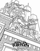 Turtles Ninja Coloring Pages Nickelodeon Mutant Teenage Getdrawings sketch template