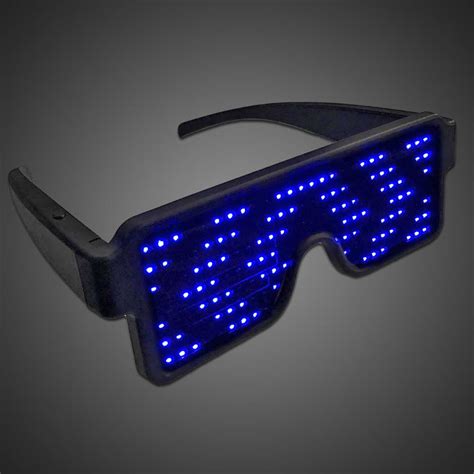 led print glasses