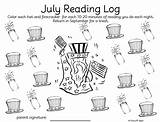 Reading Summer Logs Printable Log Kinderglynn Choose Board Track Keep Learning sketch template