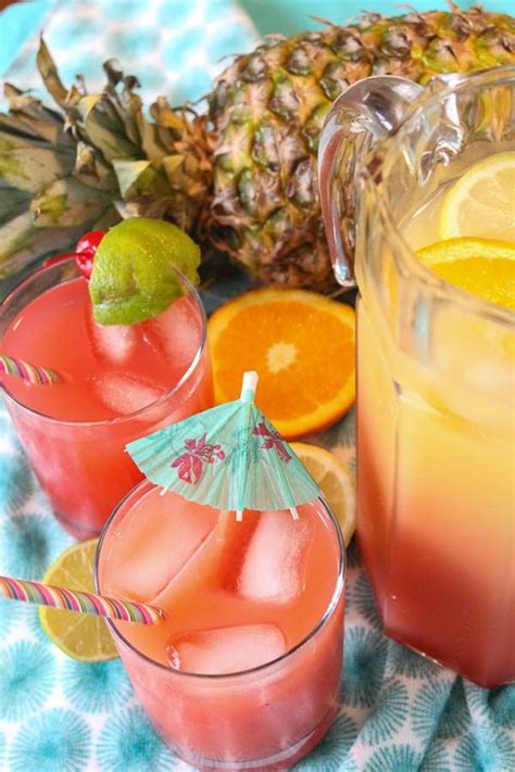 Three Fruit Juices And Clear Rum Make This Easy Tropical