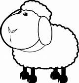 Sheep Farm Coloring Animal Pages Wecoloringpage Baby sketch template