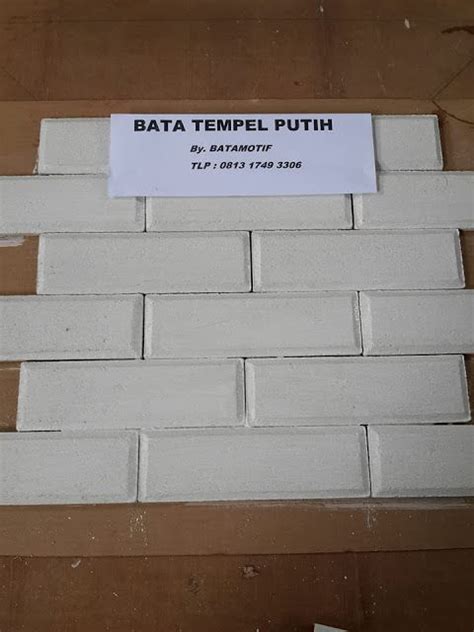 bata tempel putih pusat penjualan terlengkap harga pabrik bata tempel putih tipe homogen