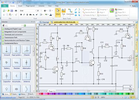 wiring diagram software   electrical plan software    windows mac