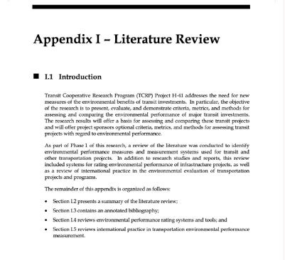 sample format  appendices bibliography