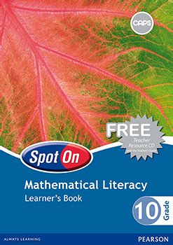 spot  mathematical literacy grade  learners book epub  year
