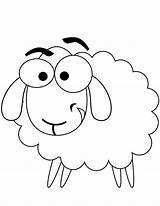 Owieczka Owca Druku Kolorowanka Gregge Pecore Supercoloring sketch template