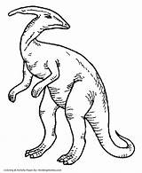 Coloring Dinosaur Pages Dinosaurs Kids Color Parasaurolophus Honkingdonkey Parasaur Millions Imagine Looked Ago Years They sketch template