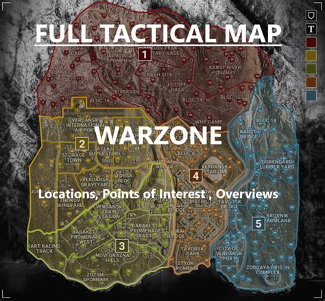warzone tactical map  overview zbor gaming