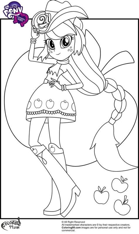 pony equestria girls coloring pages coloringcom