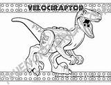 Coloring Velociraptor Pages Lego Dinosaur True North Legos Bricks Jurassic Limited Time Choose Board Truenorthbricks sketch template
