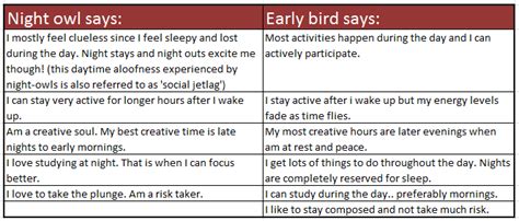 Night Owl Vs Early Bird Who Is Better