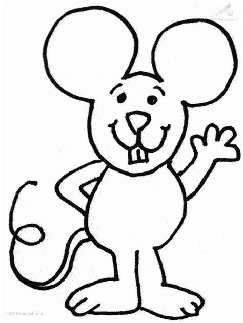 mouse coloring page