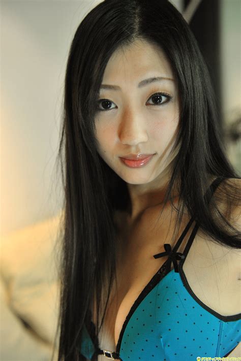 mitsu  japanese gravure idol sexy blue swimsuit fashion photoshoot