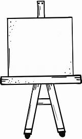 Easel Pinclipart sketch template