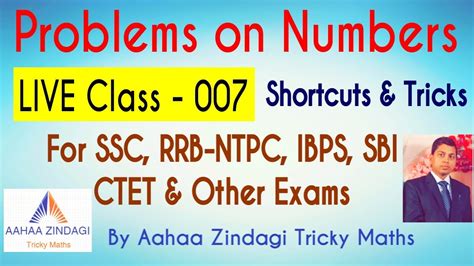 Live Class Problems On Numbers Shortcut Tips And Tricks For Hot Sex