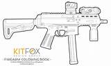 Coloring Gun Ar Book Pages Firearm Safety Aims Fun Make Template Westman Sketch sketch template