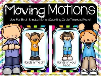printable movement cards  preschoolers