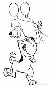 Scooby Doo Coloring Pages Christmas Printable Kids Cool2bkids Color Getcolorings sketch template