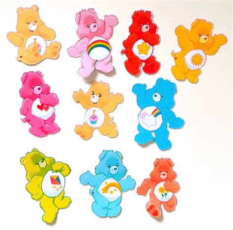 care bear stickers etsy