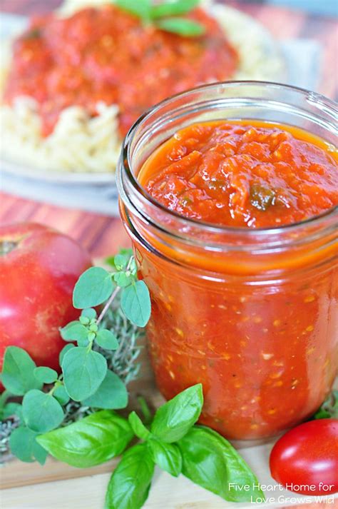 Homemade Marinara Sauce With Fresh Tomatoes Homemade Life
