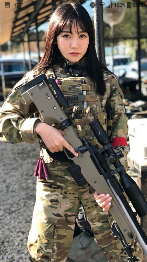 female sniper military girl army girl girl guns