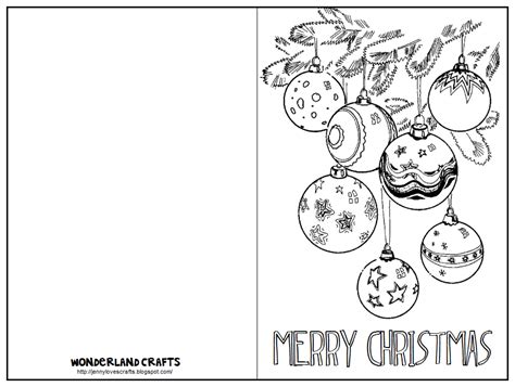 christmas card printable coloring pages  getdrawings